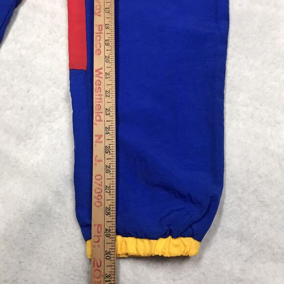 Vintage NIKE Flight Warm Up Jogger Men S Color Block Nylon Drawstring Elastic - Picture 12 of 16